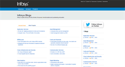 Desktop Screenshot of infosysblogs.com